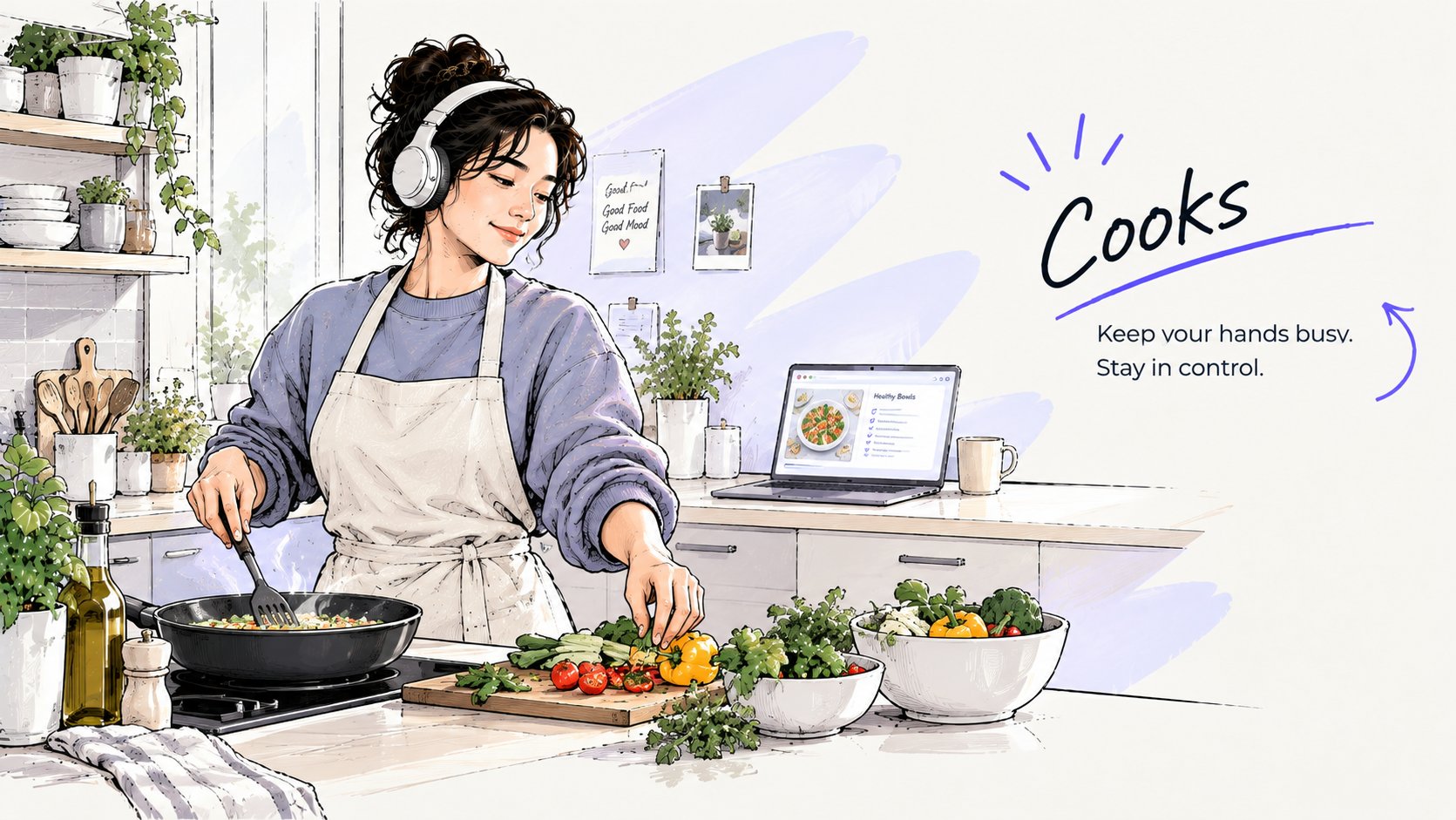 Cooking and baking with HovrPad