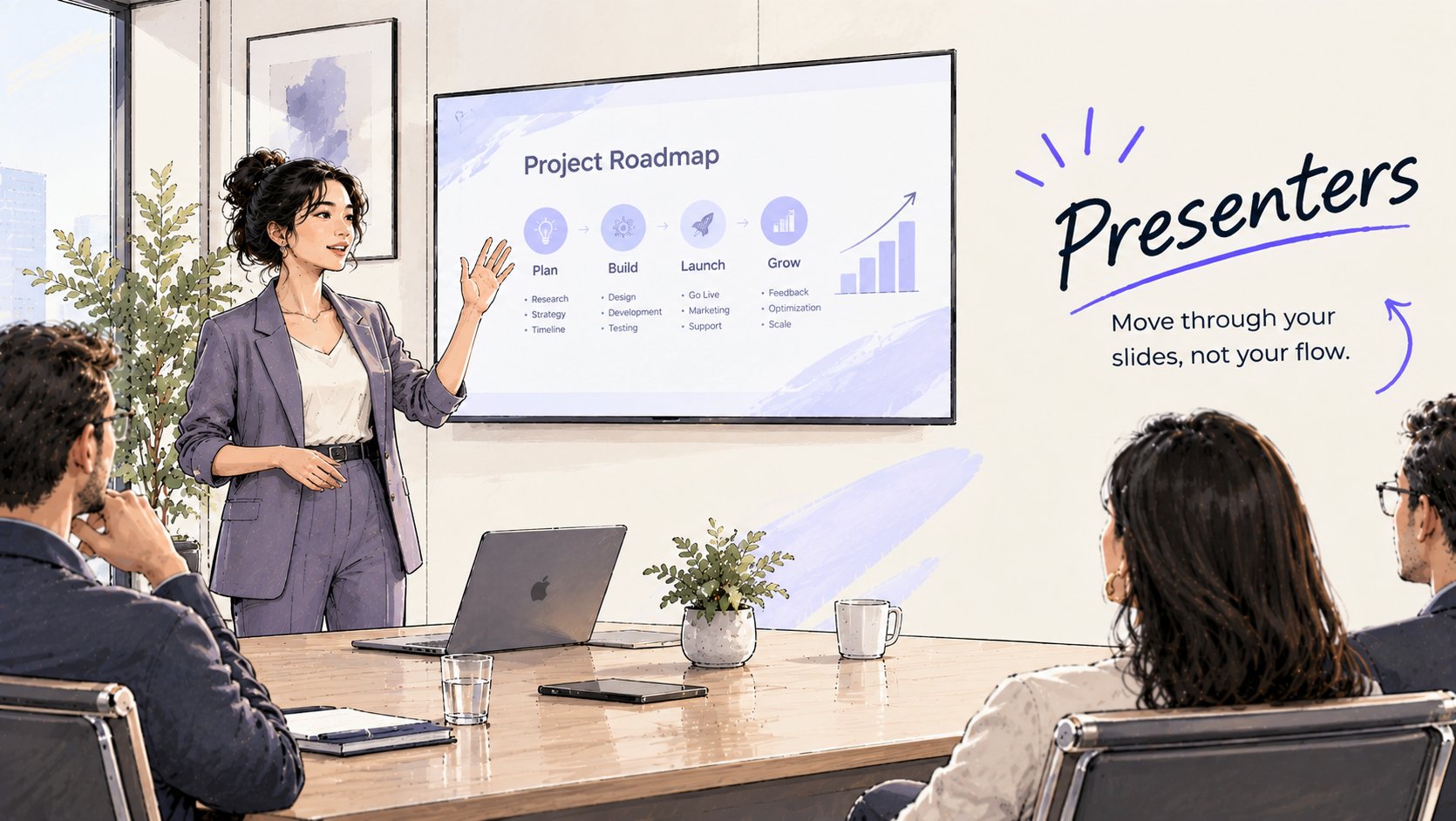 Presenting and pitching with HovrPad